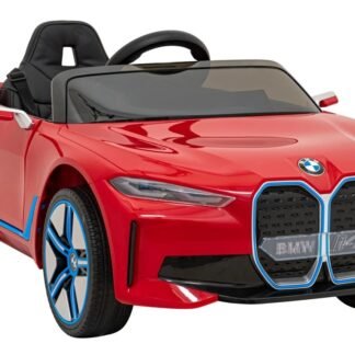 Coche eléctrico niños 12v, BMW I4, rojo, FULL OPTION,    INDA398-RA-JE1009.CR